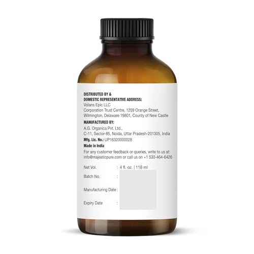 MAJESTIC PURE Lavender Essential Oil - Huge 4 fl oz with Dropper | 100% Pure and Natural Lavender Oil | Premium Grade Essential Oils for Diffusers, Skin, Aromatherapy, Massage