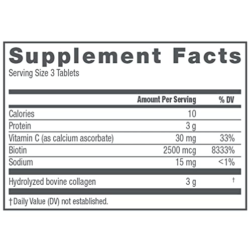 NeoCell Super Collagen With Vitamin C and Biotin, Skin, Hair and Nails Supplement, Includes Antioxidants, Tablet, 270 Count, 1 Bottle