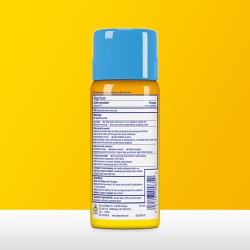 Aspercreme Max Strength Lidocaine Pain Relief Dry Spray 4 oz. Odor Free