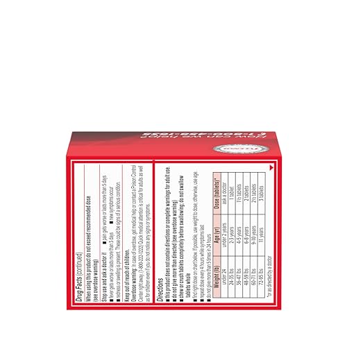 Tylenol Children's Chewables with 160 mg Acetaminophen, Pain Reliever & Fever Reducer for Kids' Cold + Flu Symptoms, Headache, Sore Throat & Toothache, Aspirin-Free, Grape Flavor, 24 ct