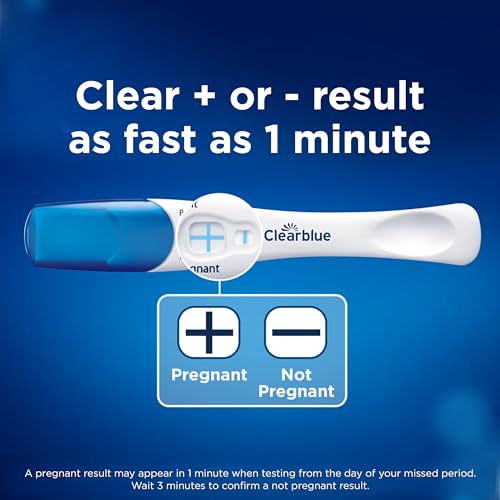 Clearblue Rapid Detection Pregnancy Test, Home Pregnancy Kit, 2 Count