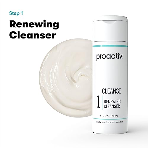 Proactiv 3 Step Acne Treatment - Benzoyl Peroxide Face Wash, Repairing Acne Spot Treatment for Face And Body, Exfoliating Toner - 60 Day Complete Acne Skin Care Kit, Multicolor