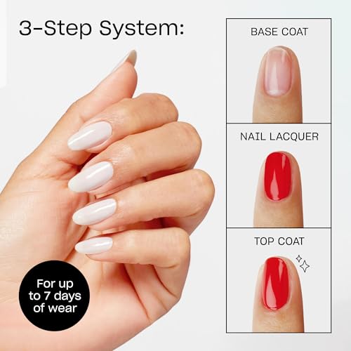 OPI Nail Lacquer, Funny Bunny, White Nail Polish, 0.5 fl oz