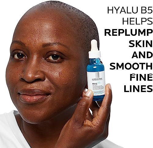 La Roche-Posay Hyalu B5 Pure Hyaluronic Acid Serum for Face | Vitamin B5 + Hyaluronic Acid + Madecassoside | Hydrating Serum Visibly Plumps Skin | Sensitive Skin Safe | Anti Aging Serum | Oil-Free