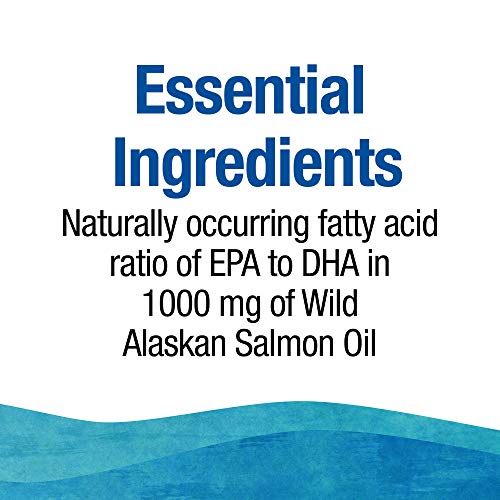 Complete Omega by Natural Factors, Wild Alaskan Salmon Oil, Supports Heart and Brain Health with Omega-3 DHA and EPA, 180 softgels (180 servings)