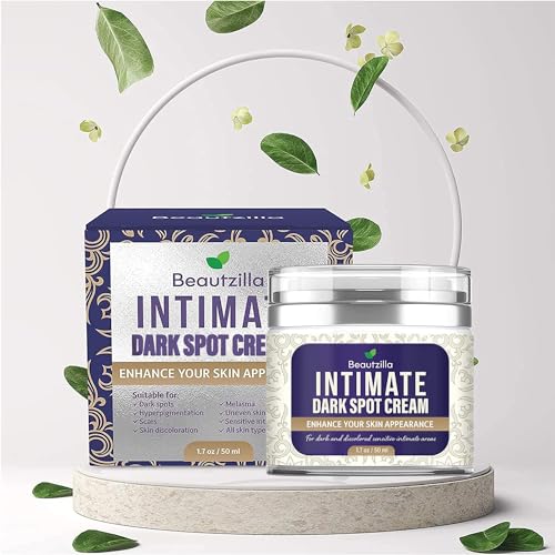 Beautzilla Moisturizing Intimate Area Dark Spot Corrector with Instant Results for Knees, Elbows, Underarms, and Thighs
