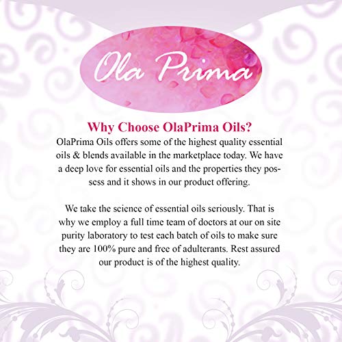 Ola Prima Oils - Camphor Essential Oil (16 oz Bulk) for Aromatherapy, Diffuser, Freshener, Relaxation - Camphor Oil for Skin - Aromatherapy Diffuser Oil