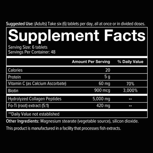 Youtheory Collagen for Men - with Biotin, Vitamin C and 18 Amino Acids, Gluten Free Hydrolyzed Collagen Supplement, 290 Capsules
