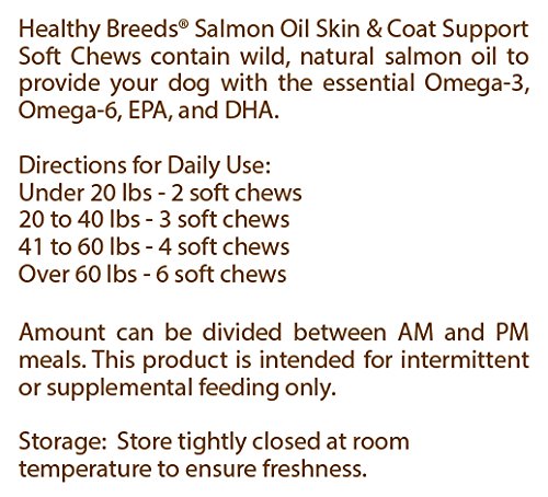 Healthy Breeds Bulldog Salmon Oil Soft Chews 120 Count