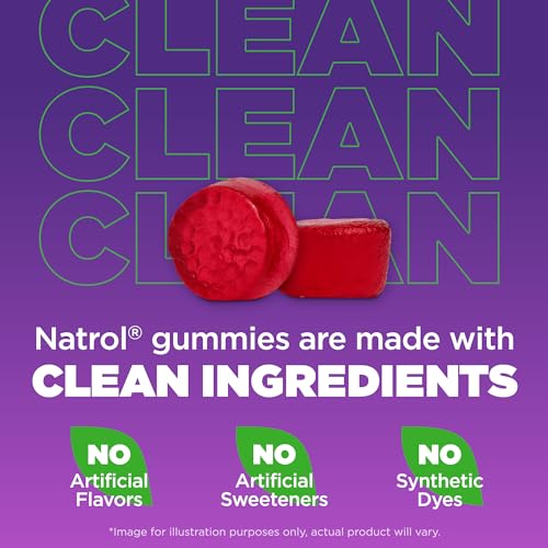 Natrol 10 mg Melatonin Gummies, Sleep Support for Adults, Melatonin Supplements for Sleeping, 90 Strawberry-Flavored Gummies, 45 Day Supply