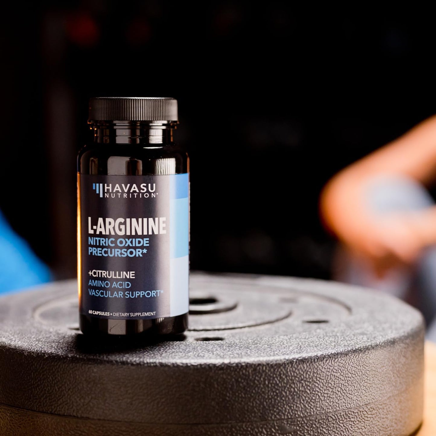 L-Arginine Capsules for Active Males - 60 Count, Non-GMO, 1200mg Blend of L Arginine and L Citrulline - Arginine Supplement for Enhanced Performance - L Arginine 1000mg for Muscle Support