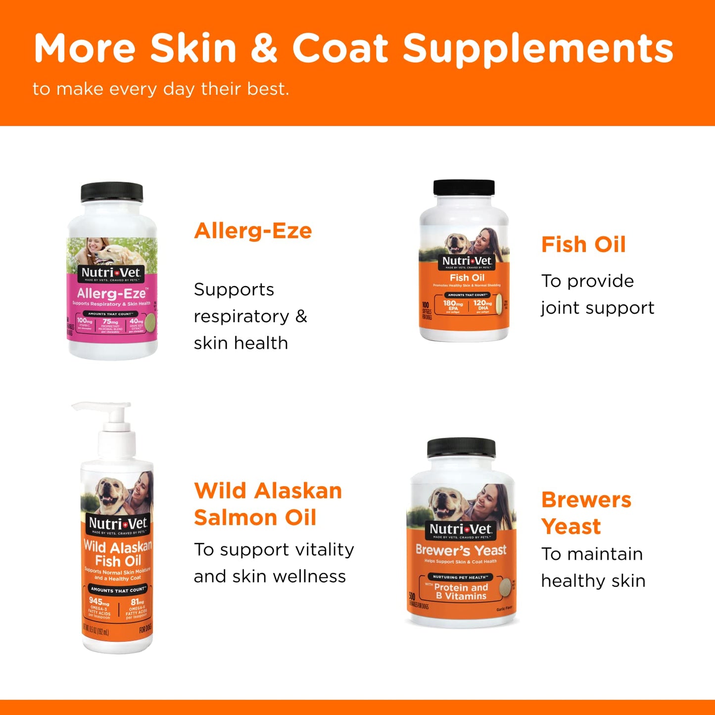 Nutri-Vet Shed Defense Soft Chews for Dogs - Supports Normal Shedding and Healthy Coat - 60 Soft Chews , 5.3 Ounce