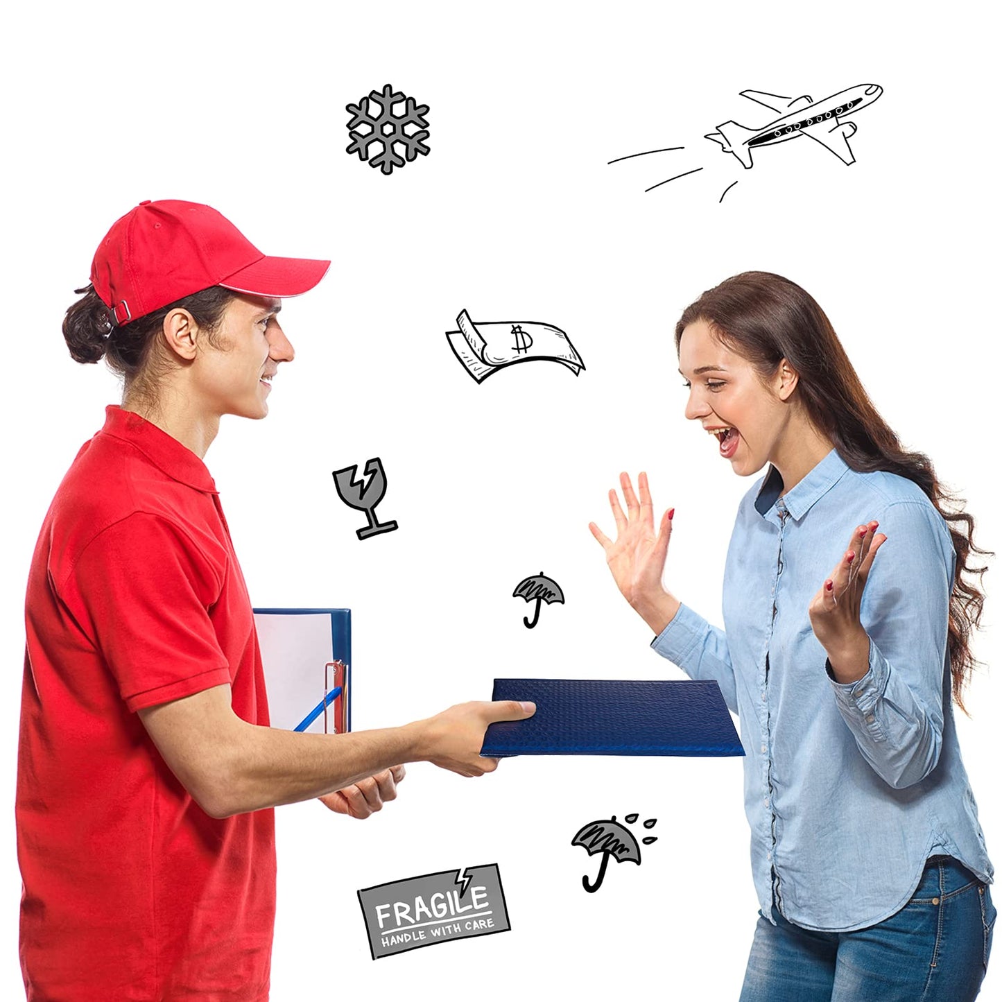 Metronic Bubble Mailers 6x10 Inch 25 Pack Usable Size 6x9" Waterproof Padded Envelopes A5 Paper Size Bubble Mailers for Shipping, Mailing, Packaging, Bulk-Navy Blue