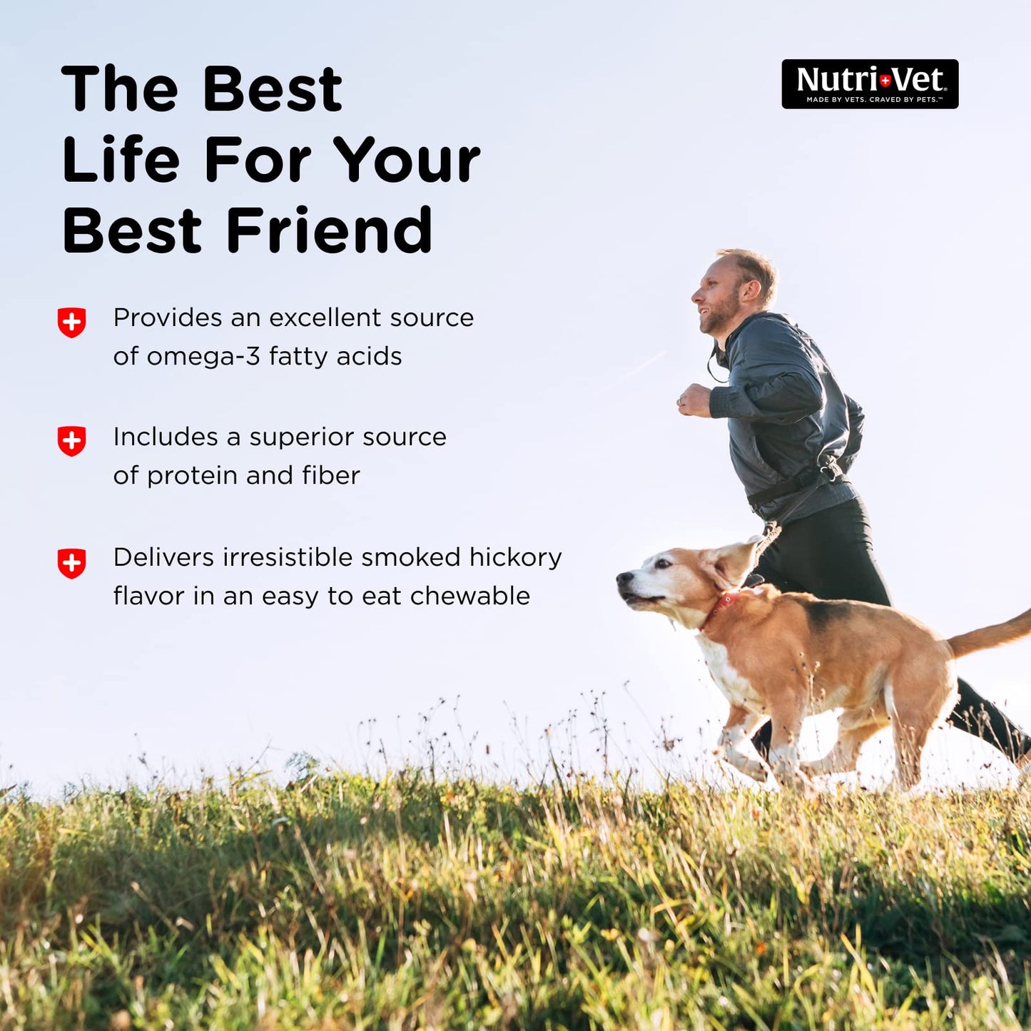 Nutri-Vet Shed Defense Soft Chews for Dogs - Supports Normal Shedding and Healthy Coat - 60 Soft Chews , 5.3 Ounce