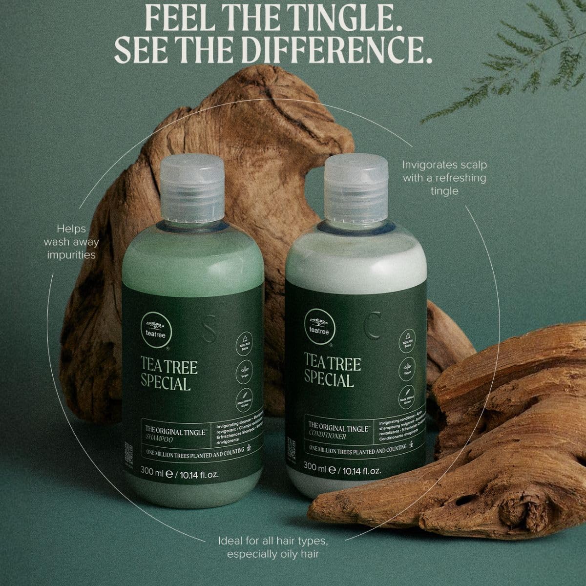Tea Tree Special Shampoo, Deep Cleans, Refreshes Scalp, For All Hair Types, Especially Oily Hair, 33.8 fl. oz.