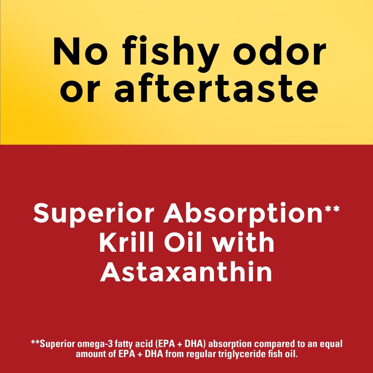 Nature Made Superior Absorption Krill Oil 500mg with Astaxanthin and Phospholipids, Omega 3s for Heart Health Support, 100 Softgels, 100 Day Supply