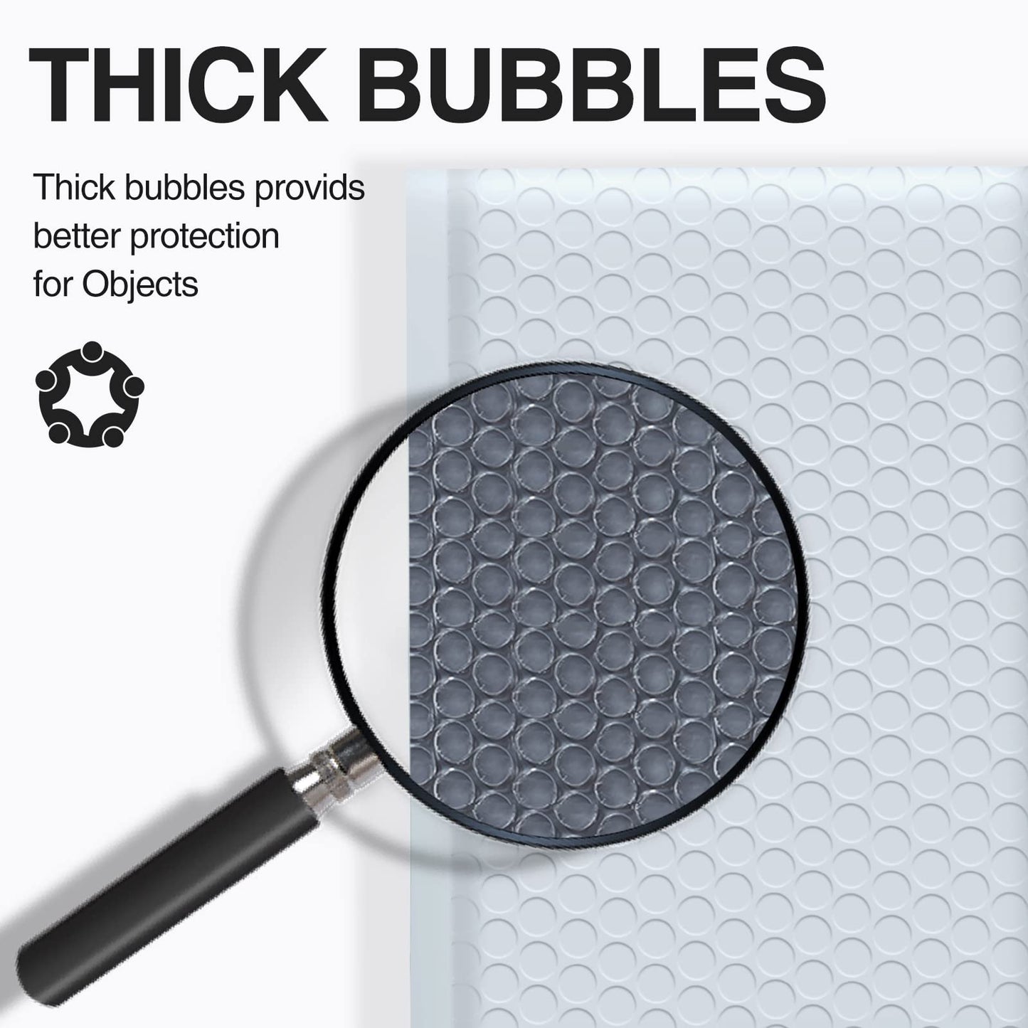 UCGOU Bubble Mailers 6x10 Inch White 25 Pack Poly Padded Envelopes Small Business Mailing Packages Opaque Self Seal Adhesive Waterproof Boutique Shipping Bags for Jewelry Makeup Supplies #0