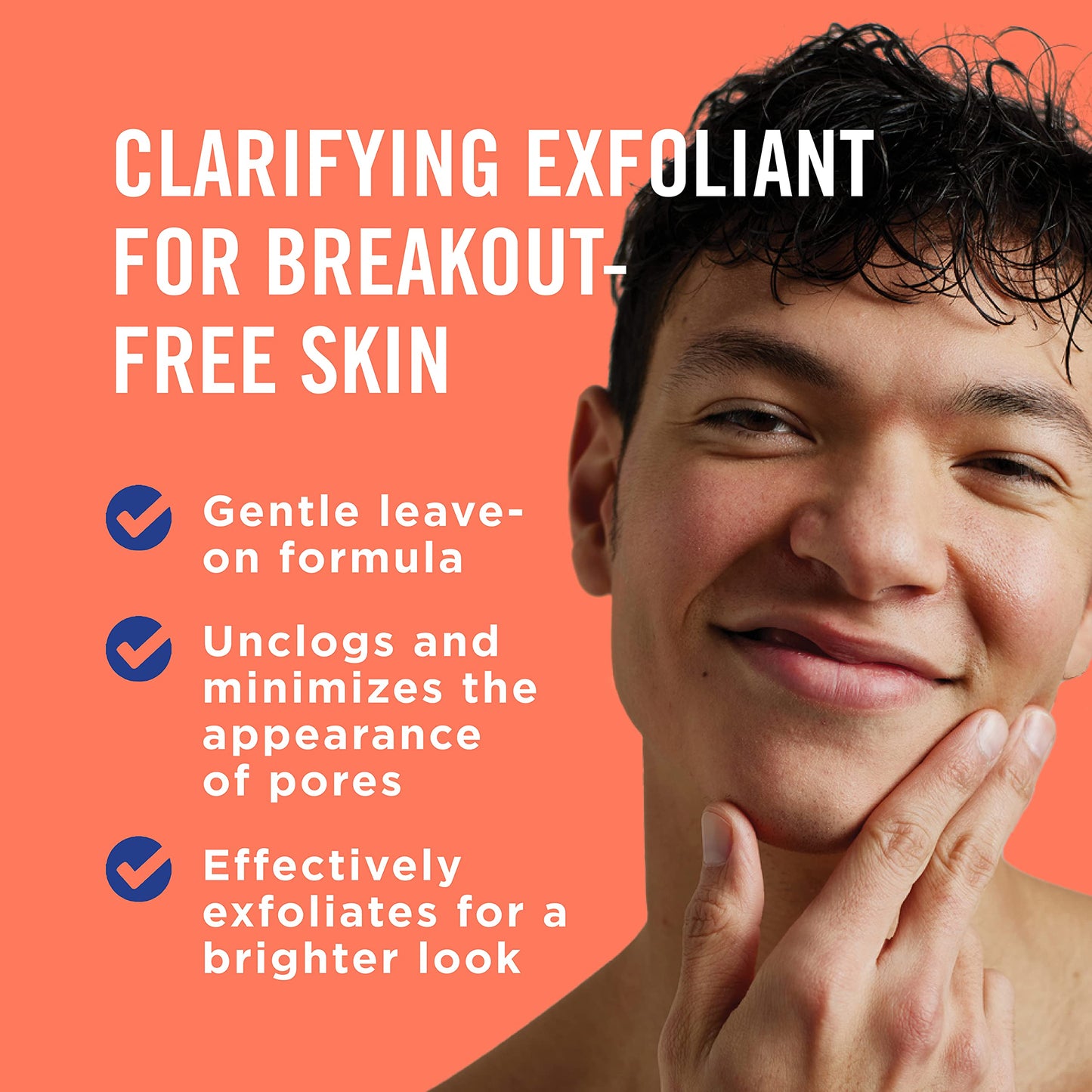 PanOxyl Clarifying Exfoliant with 2% Salicylic Acid, BHA Liquid Exfoliant for Face, Unclogs and Minimizes Appearance of Pores, Blue Algae & Antioxidants Help Calm Redness, For Acne Prone Skin, 4 fl oz