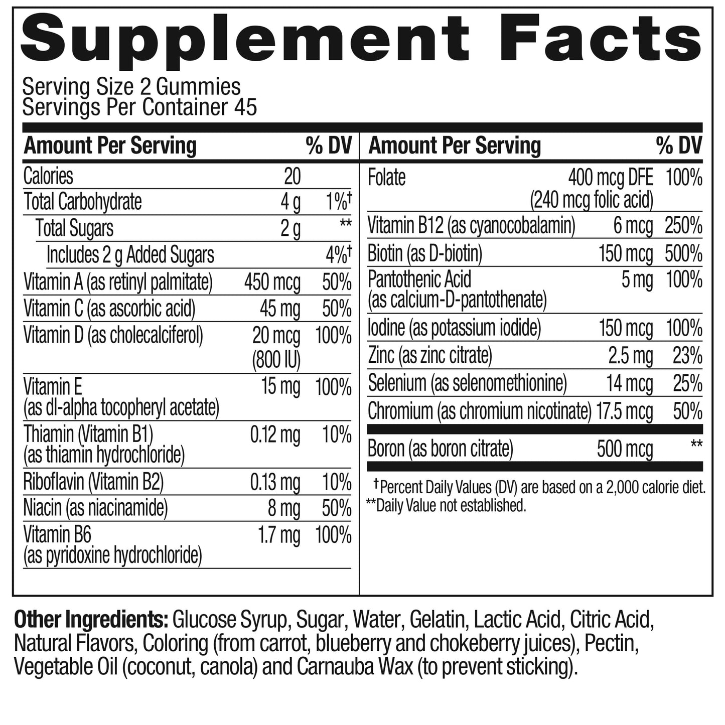 OLLY Women's Multivitamin Gummy, Vitamins A, D, C, E, Biotin, Folic Acid, Adult Chewable Vitamin, Berry Flavor, 45 Day Supply - 90 Count (Packaging May Vary)
