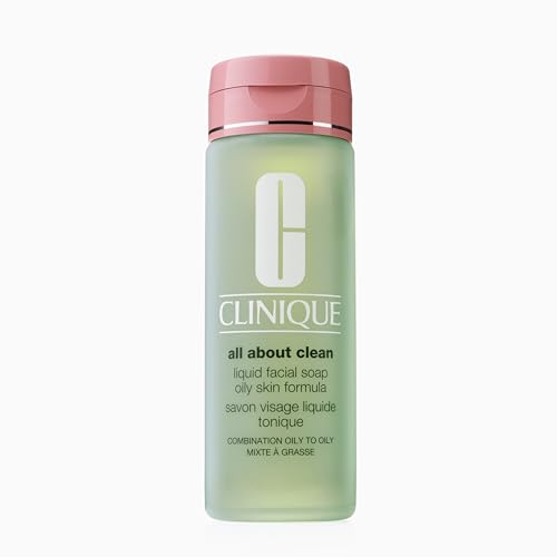 CLINIQUE All About Clean Liquid Facial Cleanser Soap, Oily Skin Formula, 6.7 fl. oz.
