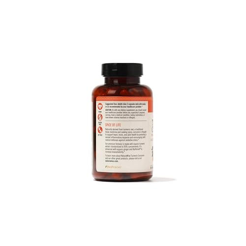 NatureWise Curcumin Turmeric 2250mg 95% Curcuminoids & BioPerine Black Pepper Extract Advanced Absorption for Joint Support [1 Month Supply - 90 Count]