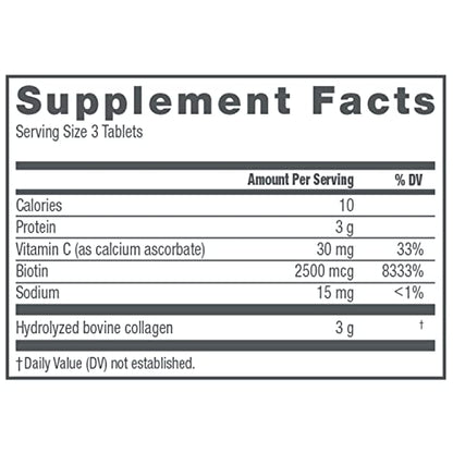 NeoCell Super Collagen With Vitamin C and Biotin, Skin, Hair and Nails Supplement, Includes Antioxidants, Tablet, 270 Count, 1 Bottle