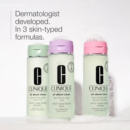 CLINIQUE All About Clean Liquid Facial Cleanser Soap, Oily Skin Formula, 6.7 fl. oz.