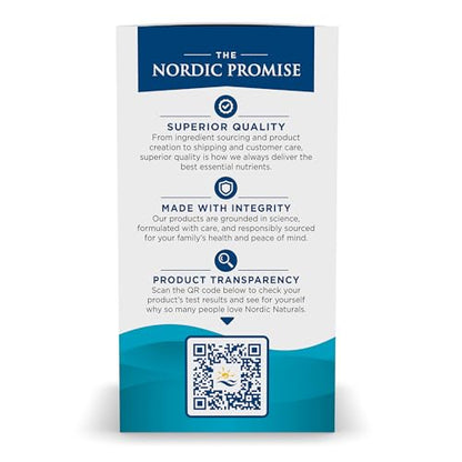 Nordic Naturals Ultimate Omega in Fish Gelatin, Lemon Flavor - 60 Soft Gels - 1280 mg Omega-3 - High-Potency Fish Oil Supplement - EPA & DHA - Promotes Brain & Heart Health - Non-GMO - 30 Servings