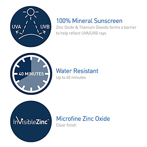 CeraVe Mineral Sunscreen Stick SPF 50 | Broad Spectrum SPF + Hyaluronic Acid + Ceramides | Titanium Dioxide & Zinc Oxide Sunscreen | 100% Mineral Face Sunscreen Stick | Fragrance Free & Oil Free