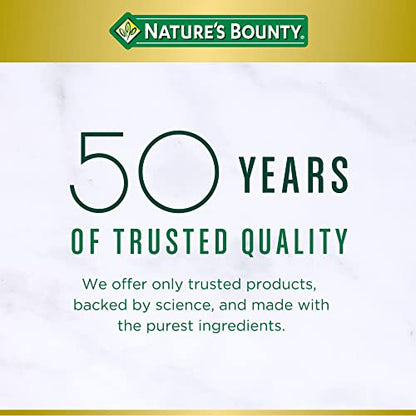 Nature's Bounty Fish Oil, Supports Heart Health, 1200 Mg, 360 Mg Omega-3, Rapid Release Softgels, 200 Ct