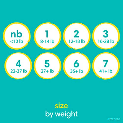 Pampers Swaddlers Diapers - Size 4, One Month Supply (150 Count), Ultra Soft Disposable Baby Diapers