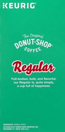 The Original Donut Shop Regular, Single-Serve Keurig K-Cup Pods, Medium Roast Coffee Pods, 32 Count