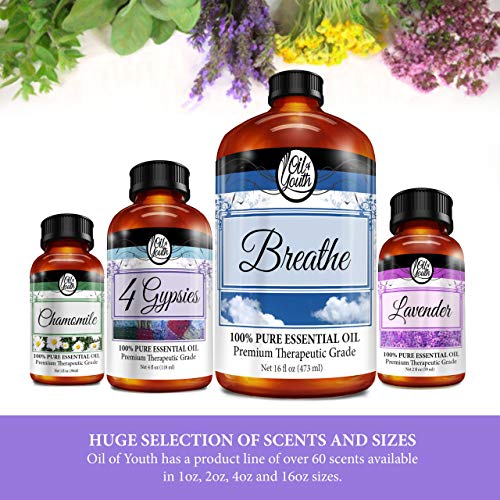 Oil of Youth Essential Oils 8oz - Helichrysum Essential Oil - 8 Fluid Ounces - Helichrysum Oil - Helichrysum Essential Oil Bulk