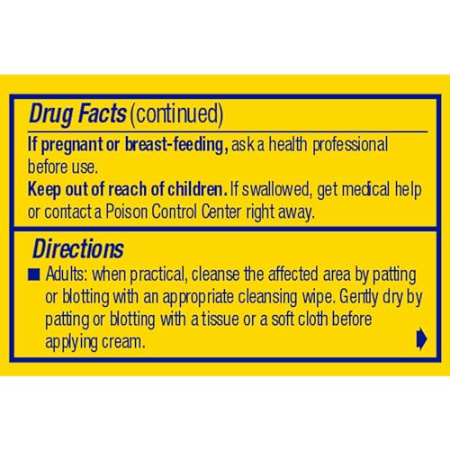 Preparation H Hemorrhoid Symptom Treatment Cream (0.9 Ounce Tube), Maximum Strength Multi-Symptom Pain Relief with Aloe
