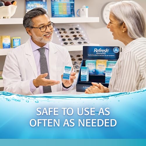 Refresh Contacts, Eye Drops, Contact Lens Comfort,Blue 0.4 Fl Oz Sterile