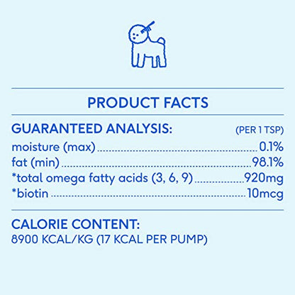 Native Pet Omega 3 Fish Oil for Dogs - Made with Wild Alaskan Salmon Oil with Omega 3 EPA DHA - Supports Itchy Skin + Mobility - Liquid Pump is Easy to Serve - a Fish Oil Dogs Love! (8 oz)