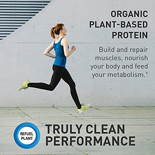 Organic Vegan Sport Protein Powder, Chocolate - Probiotics, BCAAs, 30g Plant Protein for Premium Post Workout Recovery, NSF Certified, Keto, Gluten & Dairy Free, Non GMO, Garden of Life - 19 Servings