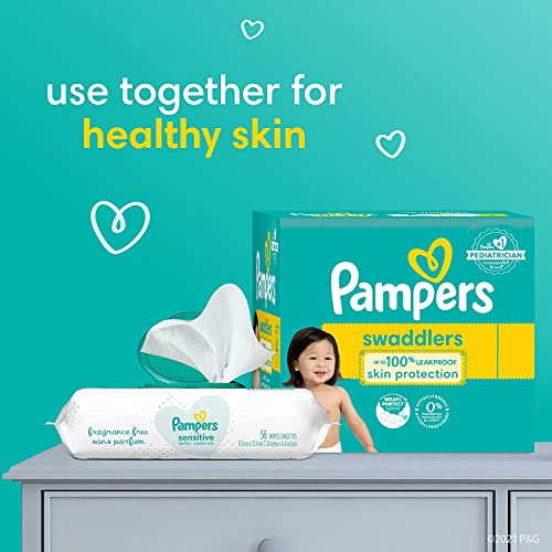 Pampers Swaddlers Diapers - Size 4, One Month Supply (150 Count), Ultra Soft Disposable Baby Diapers