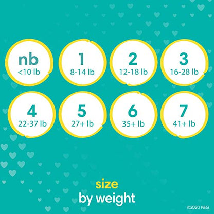Pampers Swaddlers Diapers - Size 4, One Month Supply (150 Count), Ultra Soft Disposable Baby Diapers