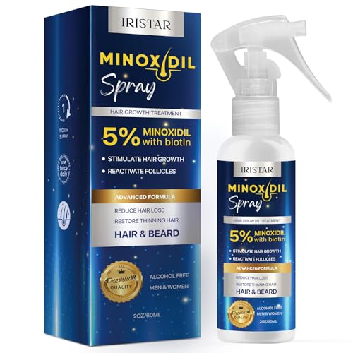 Minoxidil for Men, 5% Minoxidil for Women Hair Growth, Minoxidil for Men Beard Growth, Hair Regrowth for Men, Minoxidil 5 Percent, Hair Loss Treatments for Women 2oz