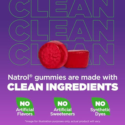 Natrol 10 mg Melatonin Gummies, Sleep Support for Adults, Melatonin Supplements for Sleeping, 90 Strawberry-Flavored Gummies, 45 Day Supply