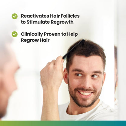 Regoxidine Men's 5% Minoxidil Foam & Topical - Helps Restore Vertex Hair Loss & Thinning Hair - Extra Strength Supports Hair Regrowth in Unscented Topical Aerosol Treatment (Foam, 3 Month's Supply)…