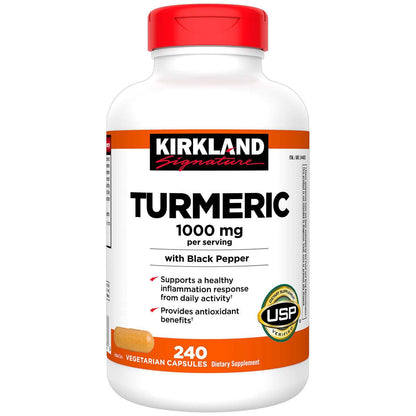 Kirkland Signature Turmeric 1000 mg., 240 Capsules