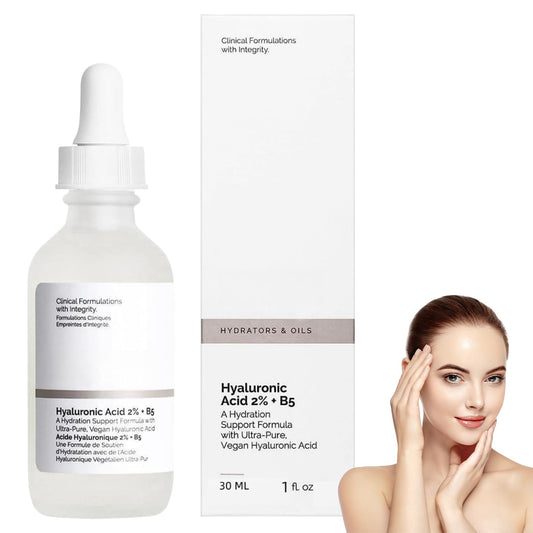 Hyaluronic Acid 2% + B5,Face Moisturiser, Hyaluronic Acid Serum For Face Hydrated, Hyaluronic Acid Face Serum for Women Plump And Smooth Skin, Hyluronic Acid Serum For Face Anti Aging, Skin Care