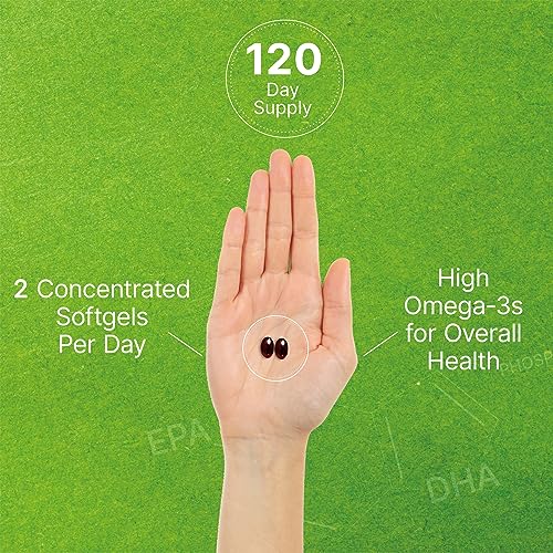 DEAL SUPPLEMENT Antarctic Krill Oil, 1,000mg Per Serving, 240* Softgels – Mercury Free, No Fishy Taste – Rich in Omega-3s, EPA, DHA, Astaxanthin, & Phospholipids – Non-GMO, No Gluten
