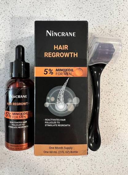 5% Minoxidil for Men Hair Regrowth, Beard Growth Kit, Minoxidil for Men Beard Growth Oil, Minoxidil Beard Growth Kit Extra Strength Hair, Topical Hair Serum for Scalp Hair Loss