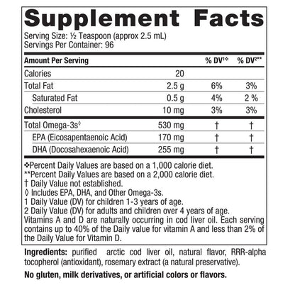 Nordic Naturals Children’s DHA, Strawberry - 8 oz for Kids - 530 mg Omega-3 with EPA & DHA - Brain Development & Function - Non-GMO - 96 Servings