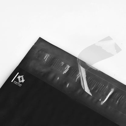 KKBESTPACK 100 Large Poly Mailers 10x13 Shipping Bags for Small Business – Self Sealing Package Envelopes Black