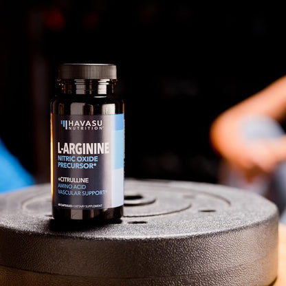 L-Arginine Capsules for Active Males - 60 Count, Non-GMO, 1200mg Blend of L Arginine and L Citrulline - Arginine Supplement for Enhanced Performance - L Arginine 1000mg for Muscle Support