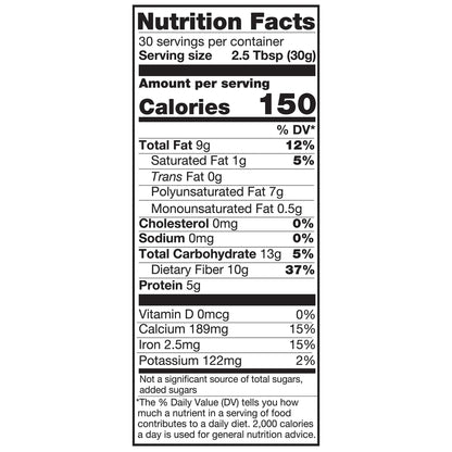 BetterBody Foods Organic Chia Seeds 2 lbs, 32 Oz, with Omega-3, Non-GMO, Gluten Free, Keto Diet Friendly, Vegan, Good Source of Fiber